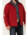 Image #3 - Resistol Men's Red Mexico Logo Sleeve Zip-Front Softshell Jacket , Red, hi-res
