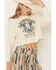 Image #2 - Rock & Roll Denim Women's American Rambler Graphic Long Sleeve Tee, Natural, hi-res
