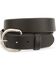 Image #1 - Tony Lama Basic Black Leather Belt - Reg & Big, Black, hi-res
