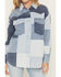 Image #3 - Kimes Ranch Women's Olly Patchwork Long Sleeve Snap Denim Shirt, Blue, hi-res