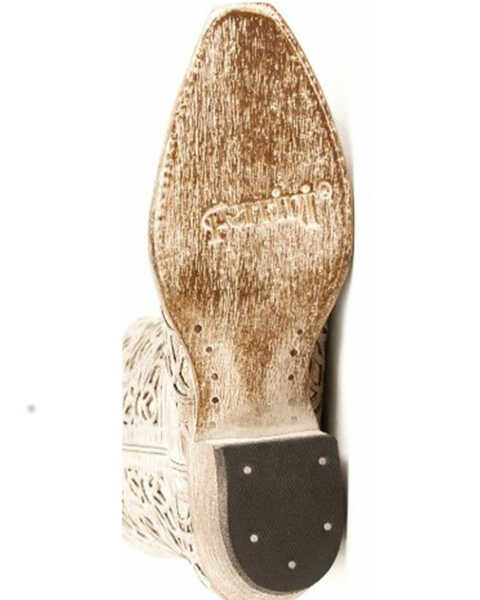 Image #7 - Ferrini Women's Mandala Western Boots - Snip Toe, Brown, hi-res