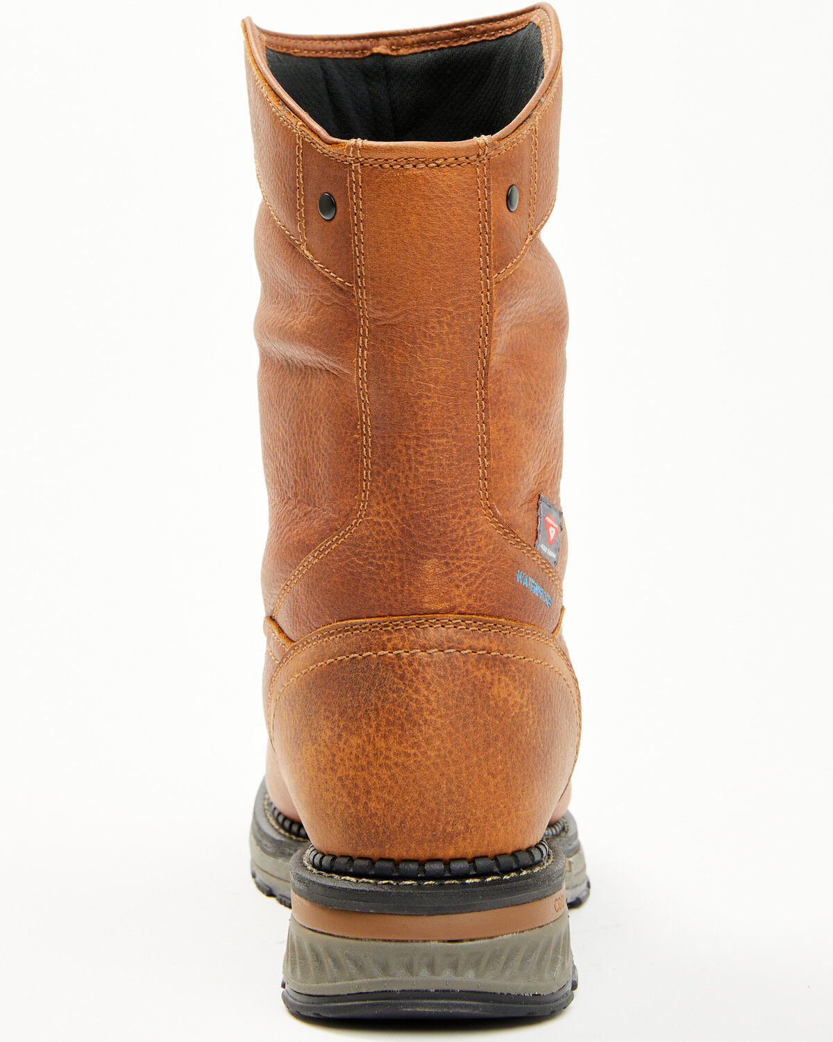 Image #5 - Cody James Men's 11" Waterproof Insulated Pull-On Work Boots - Composite Toe, Medium Brown, hi-res