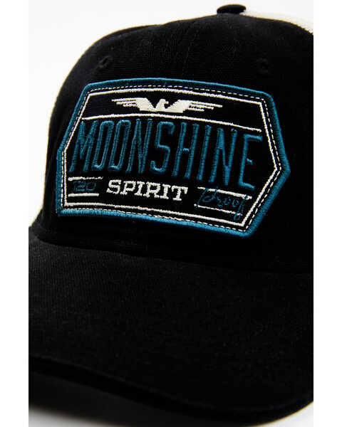 Image #2 - Moonshine Spirit Men's Logo Patch Mesh-Back Ball Cap , Black, hi-res