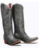 Junk Gypsy By Lane Women's Highway Snake Print Western Boot - Snip Toe , Black, hi-res