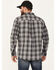 Image #4 - Brothers and Sons Men's Plaid Print Long Sleeve Button Down Shirt, Blue, hi-res