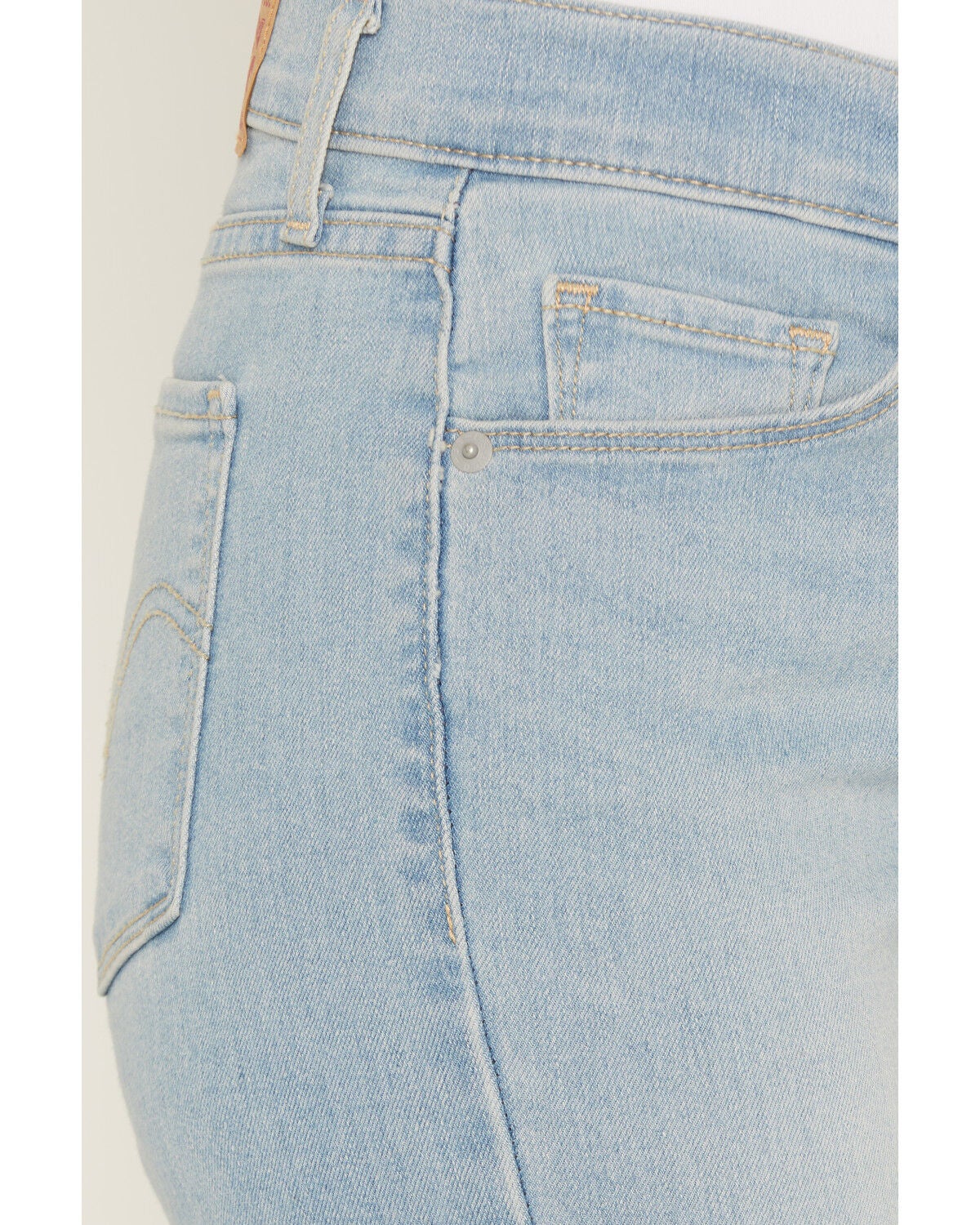 Image #2 - Levi's Women's Classic Light Wash Mid Rise Bootcut Stretch Denim Jeans, Light Wash, hi-res