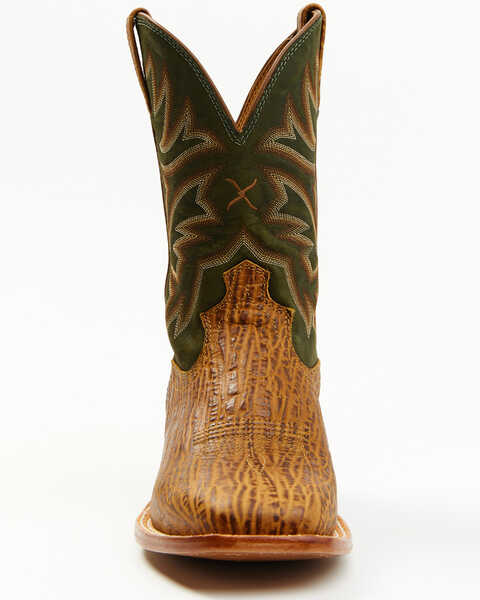 Image #4 - Twisted X Men's 11" Tech Western Boots - Broad Square Toe, Olive, hi-res