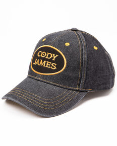 Cody James Men's Oval Logo Patch Trucker Cap , Grey, hi-res