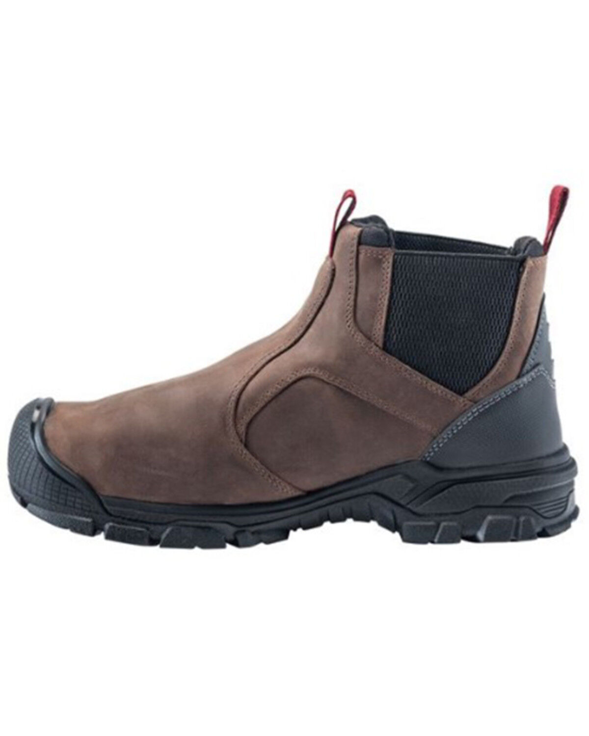 Image #3 - Avenger Men's Ripsaw Romeo Waterproof Pull On Chelsea Work Boots - Alloy Toe, Brown, hi-res