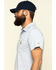 Carhartt Men's Grey Force Cotton Pocket Polo Work Shirt , Heather Grey, hi-res