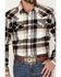 Image #3 - Cody James Men's Standard Issue Plaid Print Long Sleeve Snap Flannel Shirt, Black, hi-res