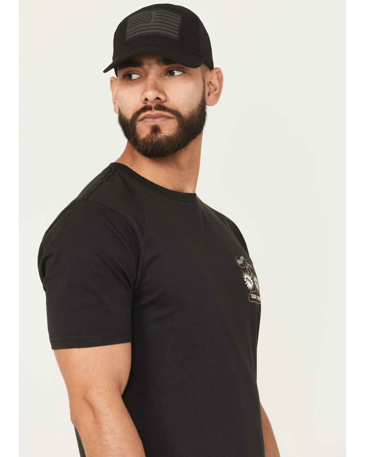 Image #4 - Brixton Men's Remo Logo Short Sleeve Graphic T-Shirt, Black, hi-res
