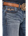 Image #2 - Cody James Men's Sierra Medium Wash Stackable Straight Stretch Denim Jeans, Dark Wash, hi-res