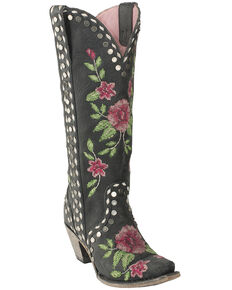 Junk Gypsy by Lane Lane Women's Wild Stitch Western Boots - Snip Toe, Black, hi-res