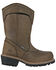 Image #2 - Hoss Men's Buford Logger Pull-On Waterproof Logger Work Boots - Composite Toe, Brown, hi-res
