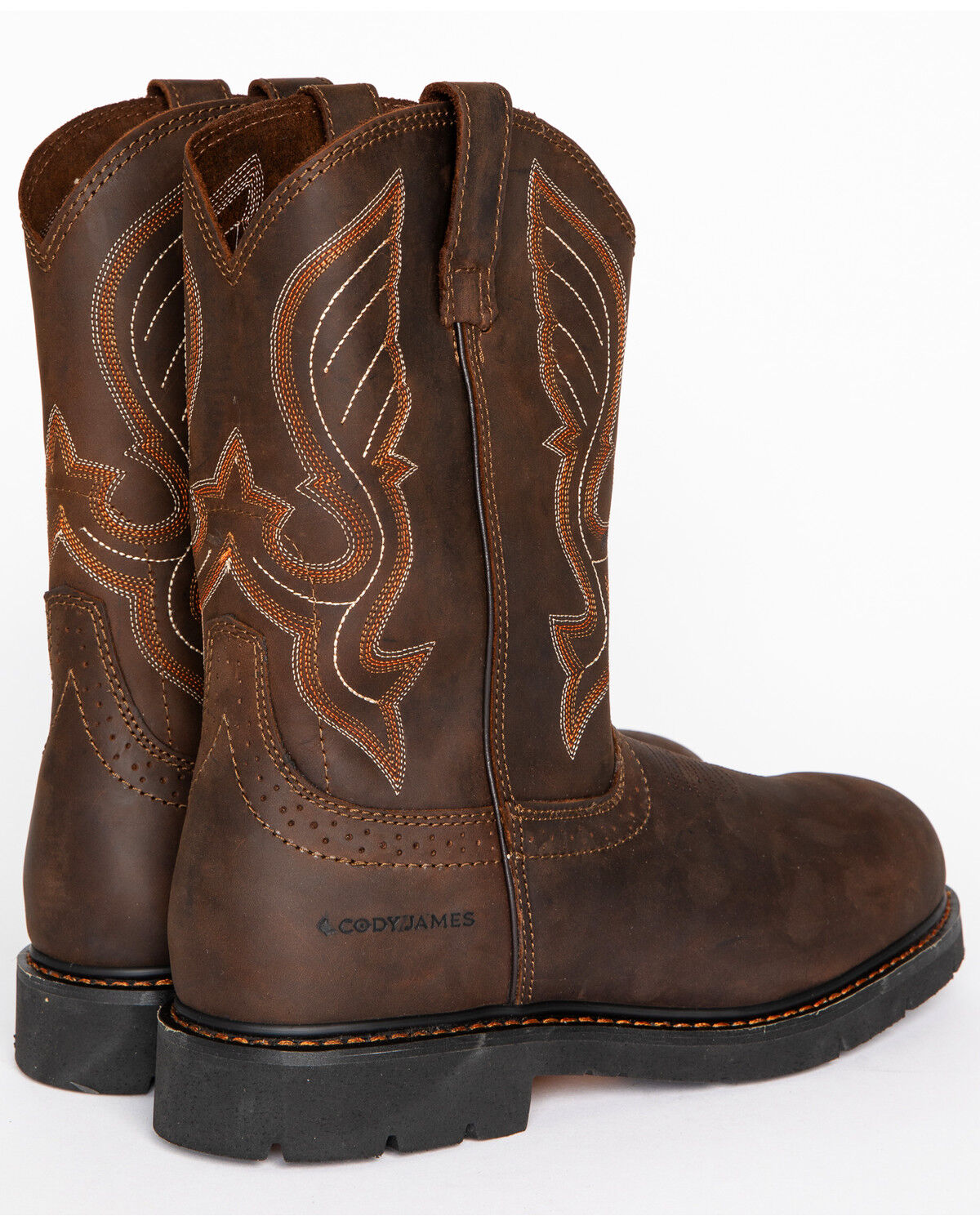 Image #7 - Cody James Men's Western Work Boots - Composite Toe, , hi-res