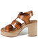 Image #3 - Diba True Women's Angel Food Platform Heel Sandals, Cognac, hi-res