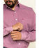 Stetson Men's Coffee Bean Geo Print Button Long Sleeve Western Shirt , Red, hi-res