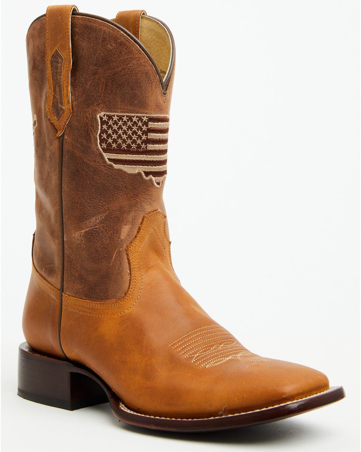 Cody James Men's National Western Boots - Broad Square Toe, Brown, hi-res