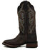 Image #3 - Dan Post Women's Performance Western Boots - Broad Square Toe, Chocolate, hi-res