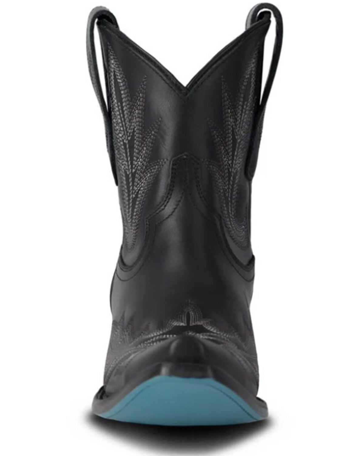 Image #4 - Lane Women's Lexington Western Booties - Snip Toe, Jet Black, hi-res