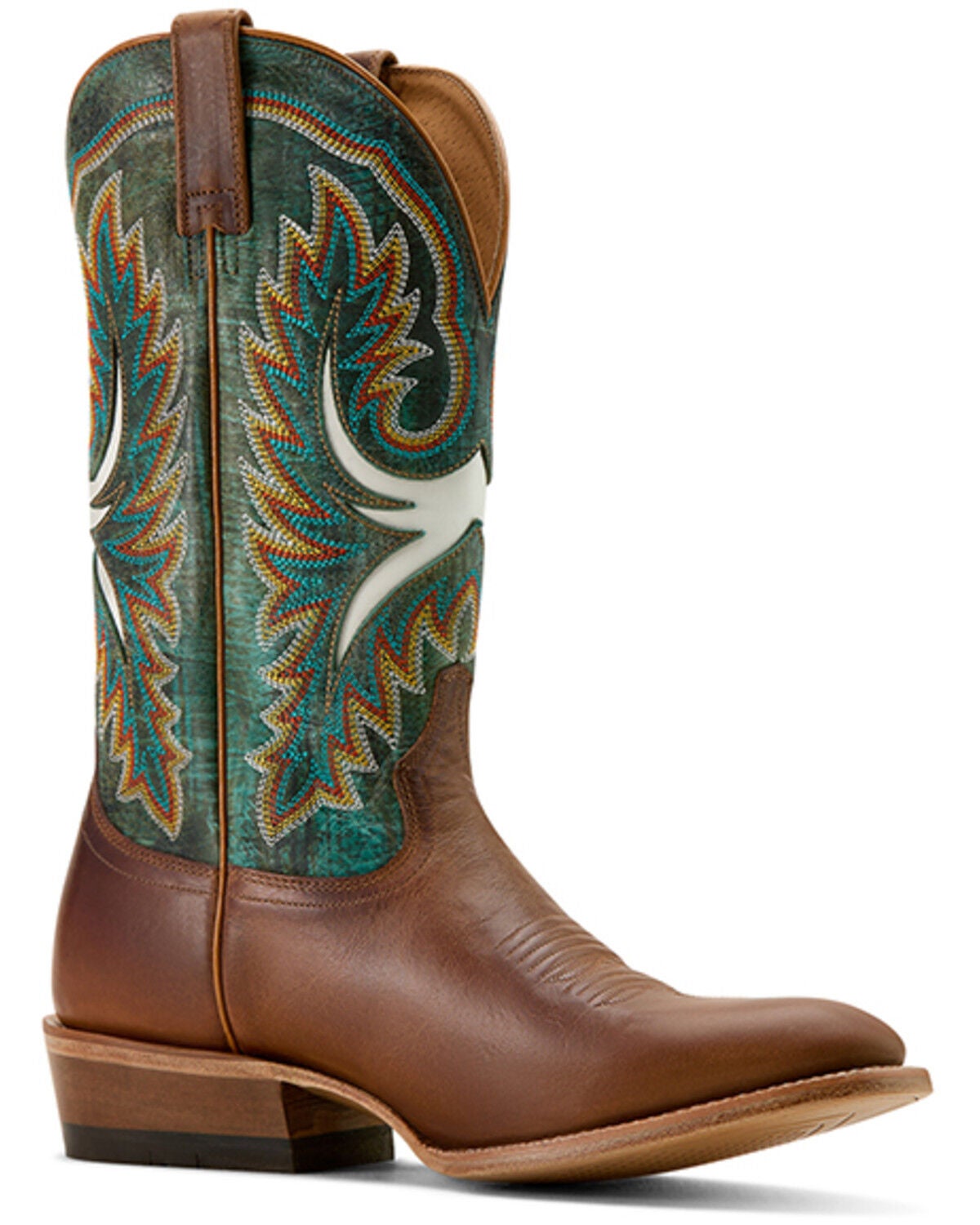 Ariat Men's Futurity Royal Western Boots - Square Toe, Turquoise, hi-res
