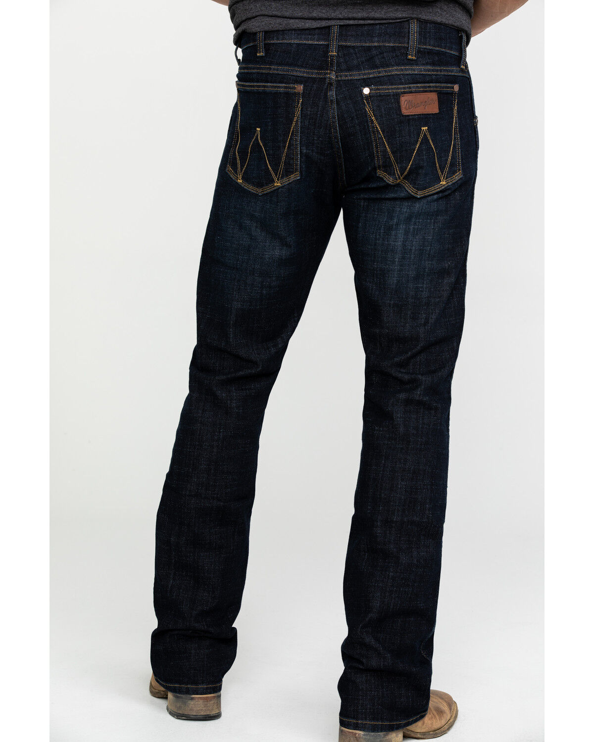 wrangler slim boot cut jeans