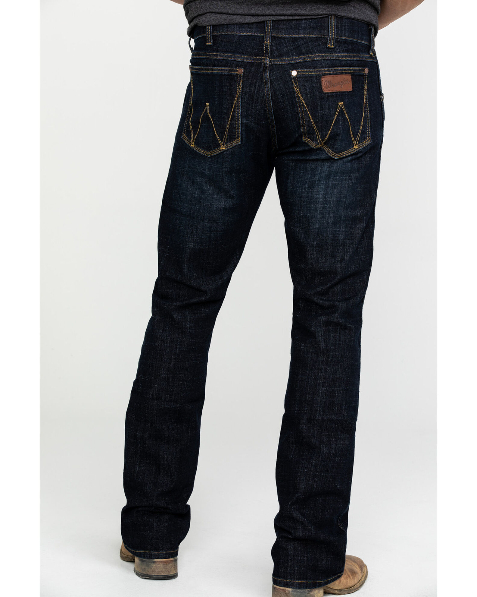 elf schaduw Extreme armoede Wrangler Retro Men's Dax Dark Stretch Slim Bootcut Jeans - Country Outfitter