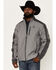 Image #1 - Cinch Men's Textured Logo Concealed Carry Softshell Jacket, , hi-res