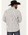 Image #4 - Moonshine Spirit&reg; Men's Traveler Plaid Print Long Sleeve Snap Western Shirt, White, hi-res