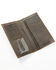 Hawx Men's Leather Logo Rodeo Wallet , Brown, hi-res