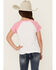 Image #4 - Rock & Roll Denim Girls' Yee Haw Short Sleeve Graphic Tee, Pink, hi-res