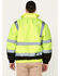 Image #4 - Hawx Men's High-Visibility Bomber Work Jacket - Big , Yellow, hi-res