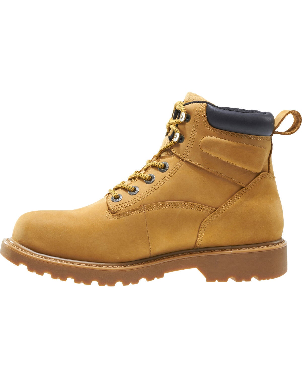 Image #2 - Wolverine Men's Floorhand Waterproof 6" Work Boots - Steel Toe, Wheat, hi-res