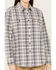 Image #3 - Ariat Women's Rebar Flannel Long Sleeve Button Down Plaid Print Work Shirt, Brown, hi-res