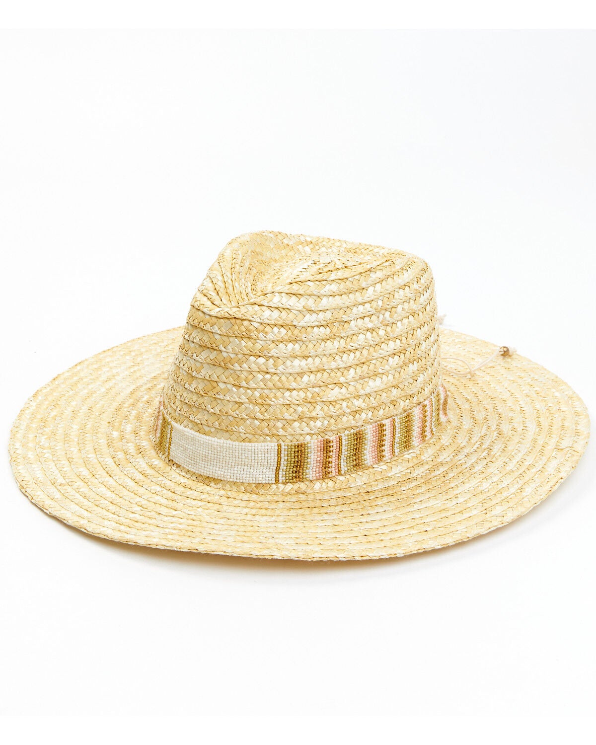 Nikki Beach Women's Tulum Milan Straw Fashion Hat, Natural, hi-res