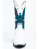 Image #4 - Idyllwind Women's Viceroy Western Boots - Round Toe, White, hi-res