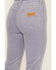 Image #4 - Wrangler Women's Wild West High Rise Corduroy Straight Jean, Blue, hi-res