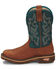 Image #3 - Justin Men's Resistor Western Work Boots - Composite Toe, Russett, hi-res