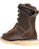 Danner Men's Quarry USA 8" Wedge Work Boots - Soft Round Toe , Brown, hi-res