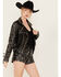 Image #2 - Any Old Iron Women's Star Sleeve Moto Leather Fringe Jacket , , hi-res