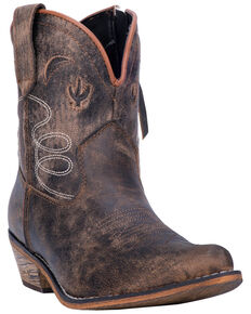 Dingo Women's Adobe Rose Western Boots - Medium Toe, Taupe, hi-res
