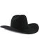 Rodeo King Men's Rodeo 5X Black Felt Cowboy Hat, Black, hi-res