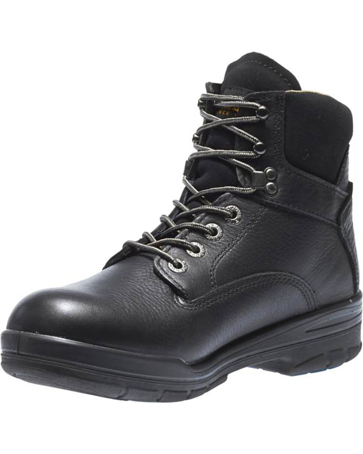 Image #2 - Wolverine Men's Durashocks SR Direct 6" Work Boots - Round Toe, Black, hi-res