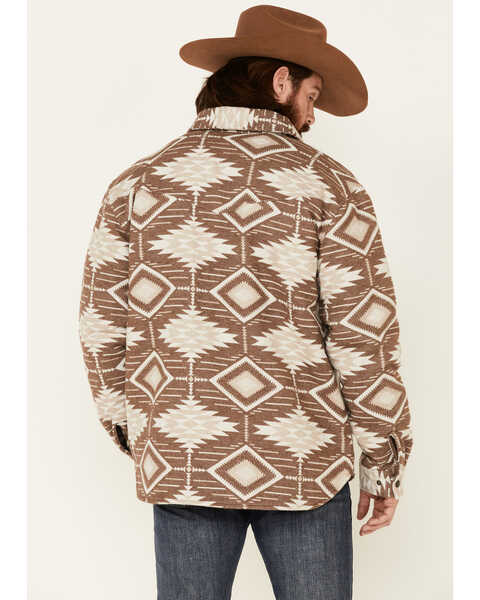 Image #4 - Outback Trading Co. Brown Ronan Southwestern Print Snap-Front Jacket , Brown, hi-res