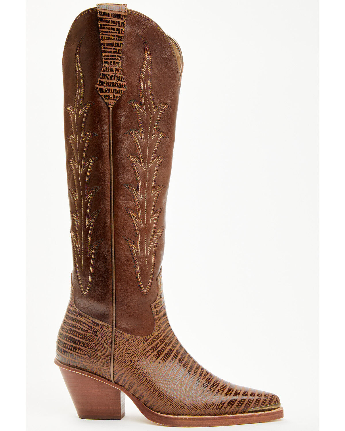 Image #2 - Wonderwest Women's Havannah Tall Western Boots - Snip Toe, Brown, hi-res