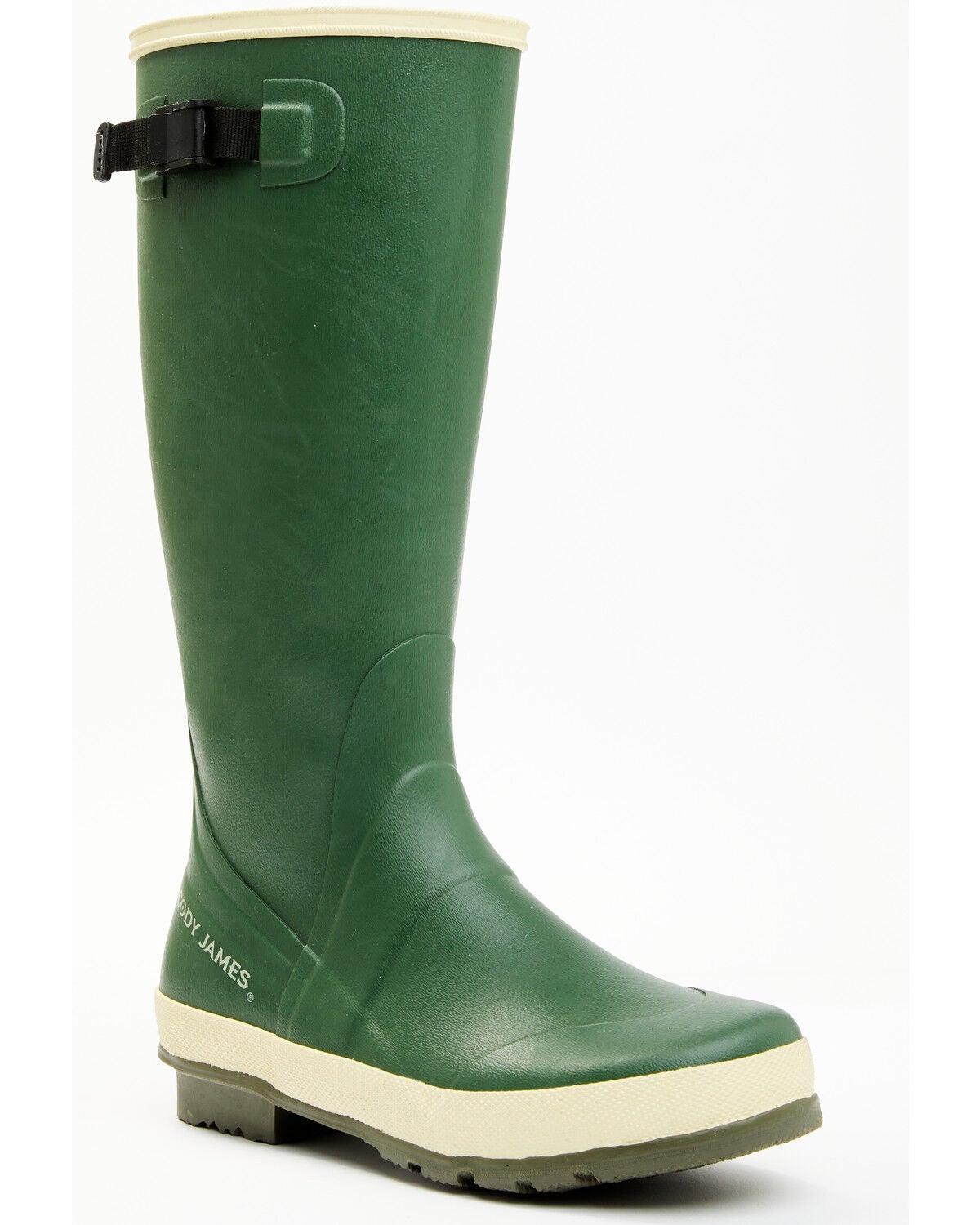 Cody James Men's 17" Rubber Waterproof Work Boots - Round Toe, Green, hi-res