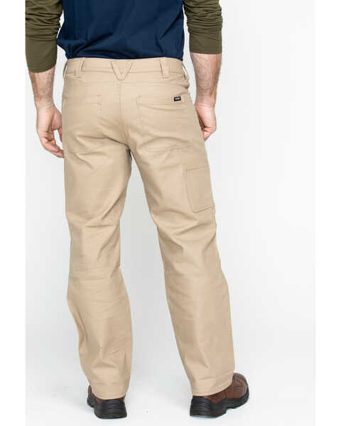 Hawx Men's Stretch Canvas Utility Work Pants - Big , Beige/khaki, hi-res