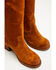 Image #7 - Cleo + Wolf Women's Scout Suede Fashion Boots - Round Toe, Cognac, hi-res