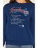Image #3 - Shyanne Women's Dear America Long Sleeve Graphic Tee, Navy, hi-res